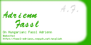 adrienn fassl business card